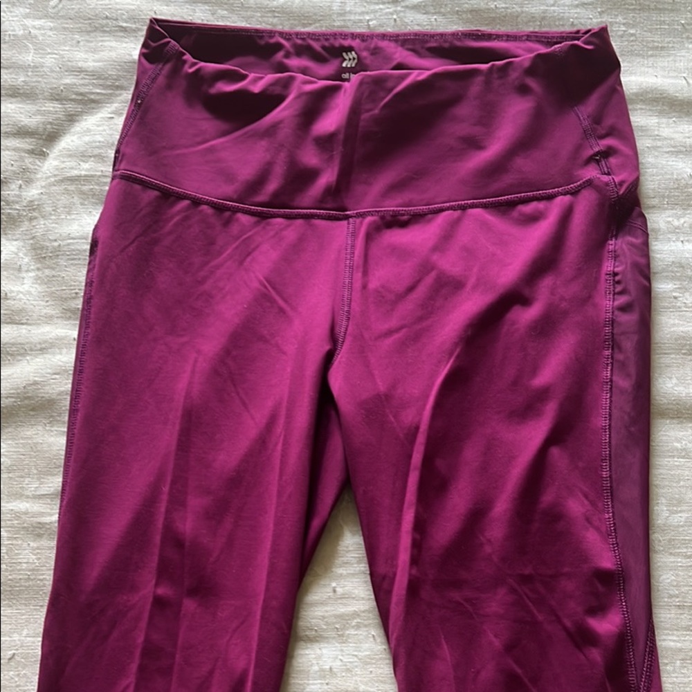 All in Motion Magenta leggings